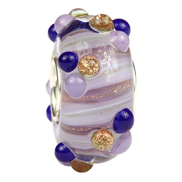 Lavender Gold Spreckles - Ogerbeads Glas